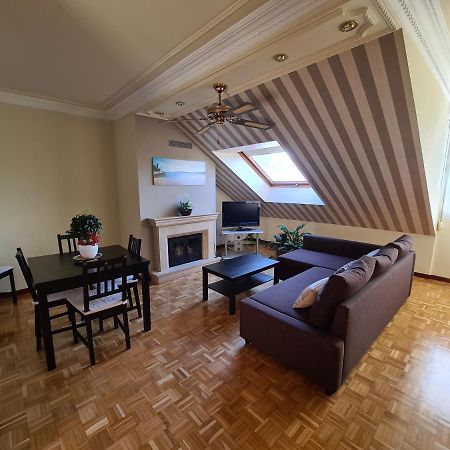106A Ático con garaje y chimenea cerca de la playa Apartamento Gijón Exterior foto