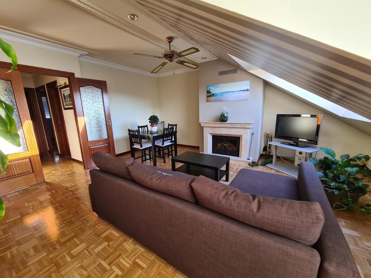 106A Ático con garaje y chimenea cerca de la playa Apartamento Gijón Exterior foto